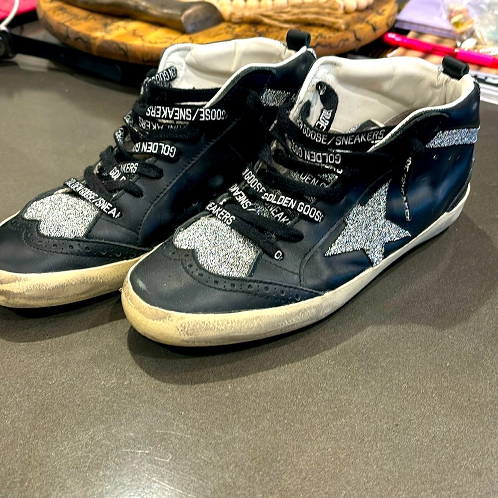 Golden Goose Mid Star Crystal